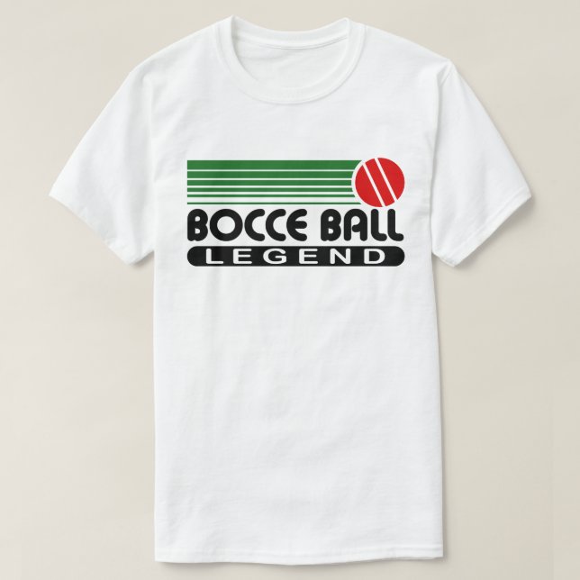 Bocce Ball Legend T-Shirt (Design Front)