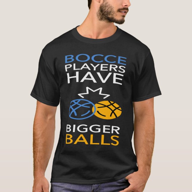 Bocce Ball Player Bowling  1 T-Shirt (Front)