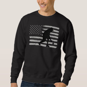 Bocce Ball Player USA Flag Patriotic 2 Sweatshirt