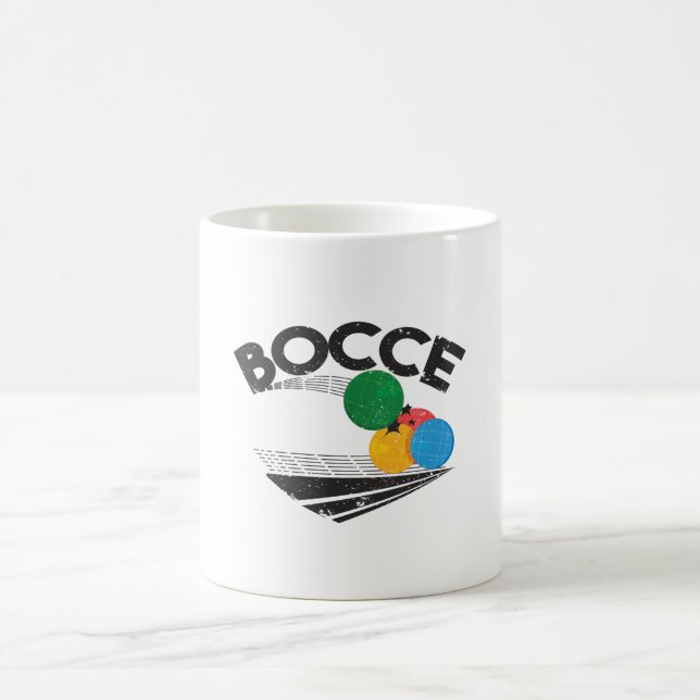 Bocce Balls Game Coffee Mug (Center)