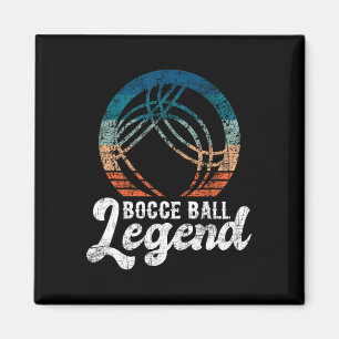 Bocce Byll Legend - Lawn Bowling Game Boule Byll F Magnet