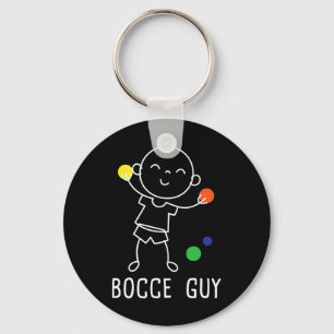 Bocce Guy - Lawn Bowling Byll Game Enthusiast Boul Key Ring
