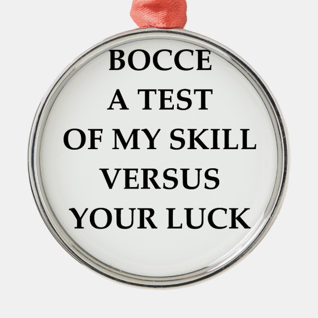 BOCCE METAL TREE DECORATION (Front)
