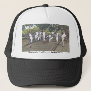 Bocce on a Sunday Afternoon by Pacifico Palumbo Trucker Hat