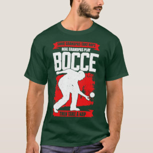 Bocce Player Grandpa Grandfather Gift T-Shirt