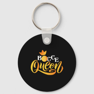 Bocce Queen - Lawn Bowling Game Boule Byll Game En Key Ring