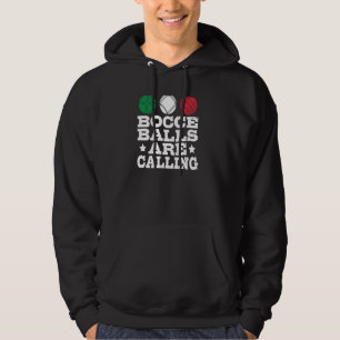 Bocce Sport   Bocce Player Italian Bowling Bocce B Hoodie