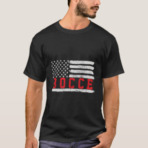 Bocce Usa Flag T-Shirt