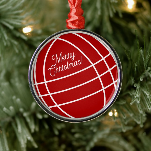 Bocci ball Christmas tree ornament gift (Tree)