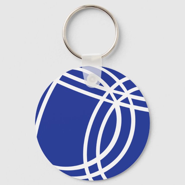 Boccia Boule Petanque Key Ring (Front)
