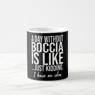 Boccia funny sports gift idea coffee mug