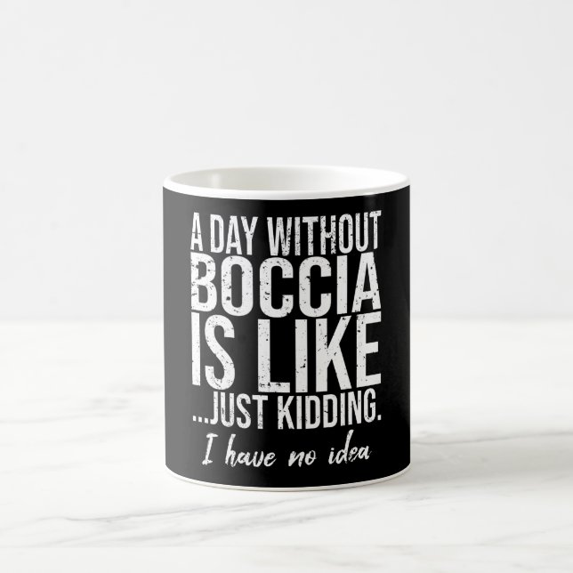 Boccia funny sports gift idea coffee mug (Center)