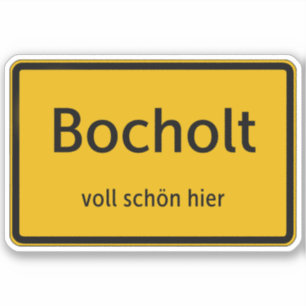 Bocholt Sticker Autosticker