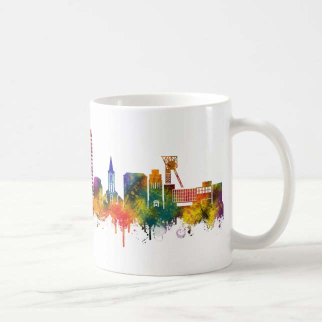 Bochum Germany Skyline Coffee Mug (Right)