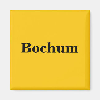 Bochum Magnet Schild Gold Gleb