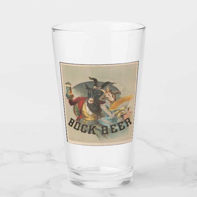 Bock Beer Glass (Front)