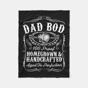 Bod Funny Whiskey Bourbon Lover Fathers Day Gift F Fleece Blanket