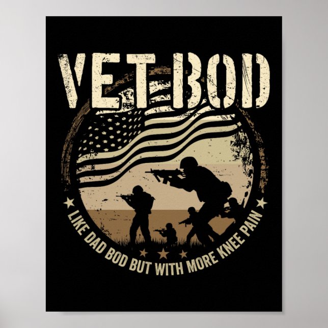 Bod - Like Dad Bod But More Knee Pain  Poster (Front)