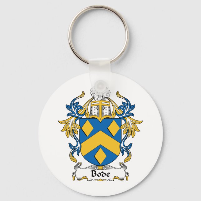 Bode Family Crest Key Ring (Front)