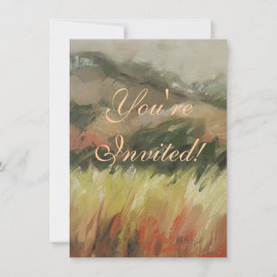 Bodega Bay California mountain landscape Invitation