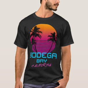 Bodega Bay California Retro 80s T-Shirt
