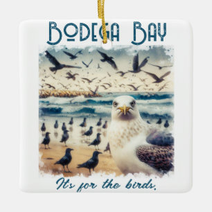 Bodega Bay California Souvenir Gift Ceramic Ornament
