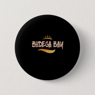 Bodega Bay California Streetwear 6 Cm Round Badge