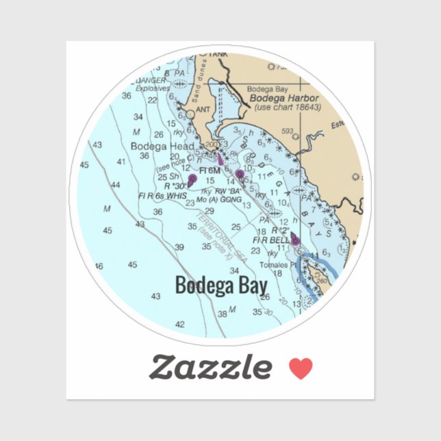 Bodega Bay Nautical Chart (Sheet)