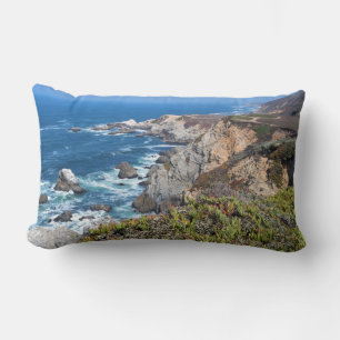 Bodega Head Rugged Coast and Trail Lumbar Pillow