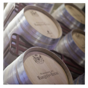 Bodega Marques de Riscal winery, wine cellar 2 Ceramic Tile
