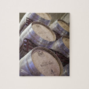 Bodega Marques de Riscal winery, wine cellar 2 Jigsaw Puzzle