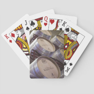 Bodega Marques de Riscal winery, wine cellar 2 Playing Cards