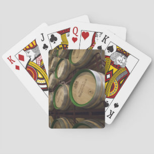 Bodega Marques de Riscal winery, wine cellar Playing Cards