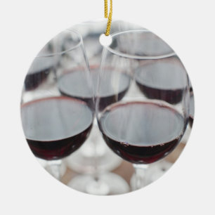 Bodega Marques de Riscal winery, wine tasting Ceramic Ornament