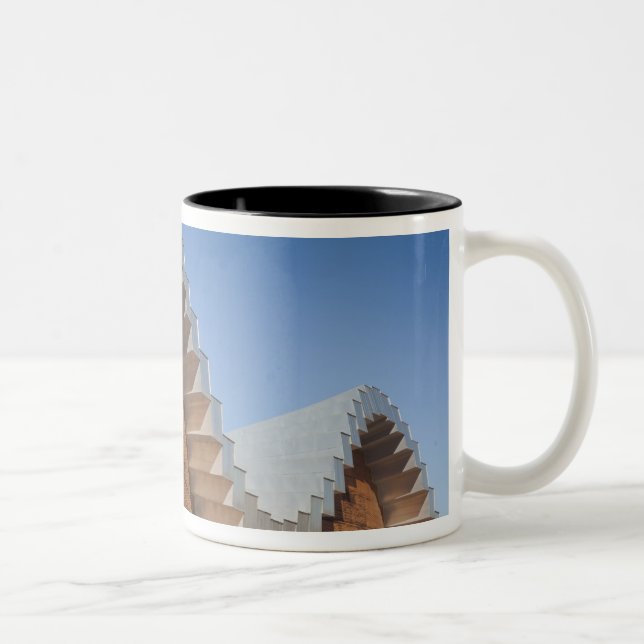 Bodegas Ysios winery Two-Tone Coffee Mug (Right)