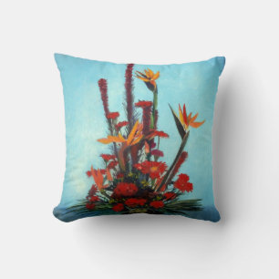 Bodegón de flores/Still life of flowers Cushion