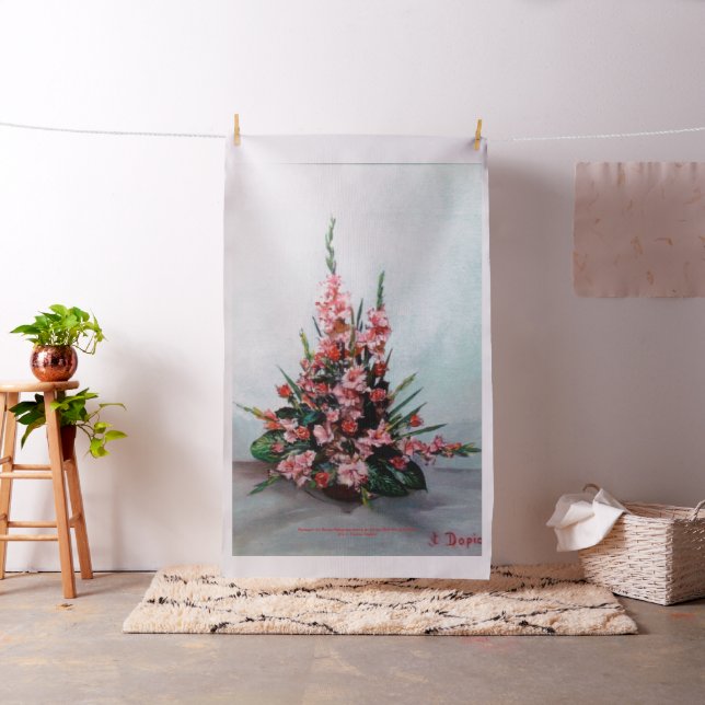 Bodegón de flores/Still life of flowers Fabric (In Situ)