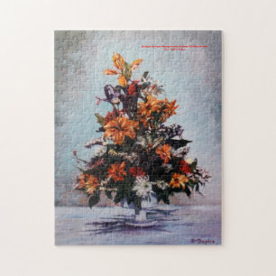 Bodegón de flores/Still life of flowers Jigsaw Puzzle
