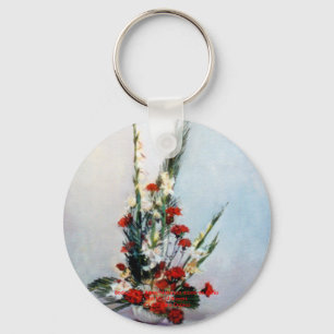 Bodegón de flores/Still life of flowers Key Ring