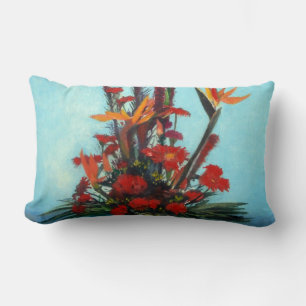 Bodegón de flores/Still life of flowers Lumbar Cushion