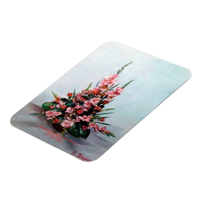 Bodegón de flores/Still life of flowers Magnet (Left Side)