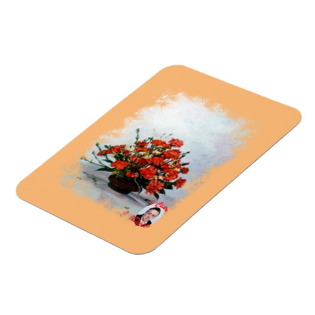Bodegón de flores/Still life of flowers Magnet (Left Side)