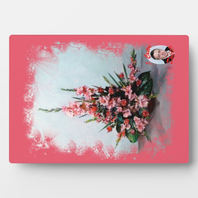 Bodegón de flores/Still life of flowers Plaque (Front)