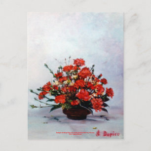 Bodegón de flores/Still life of flowers Postcard