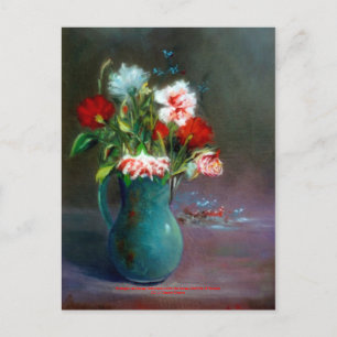 Bodegón de flores/Still life of flowers Postcard