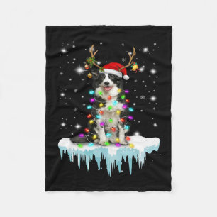Boder Colline Reindeer Christmas Present Fleece Blanket