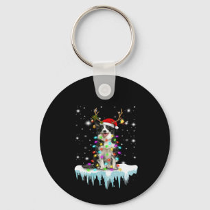 Boder Colline Reindeer Christmas Present Key Ring