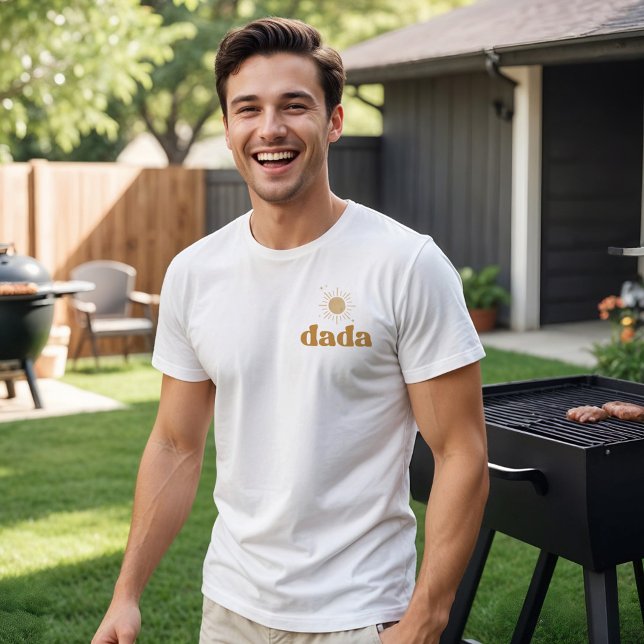 BODHI Boho Sun Retro One Happy Dude Dada T-Shirt (Creator Uploaded)