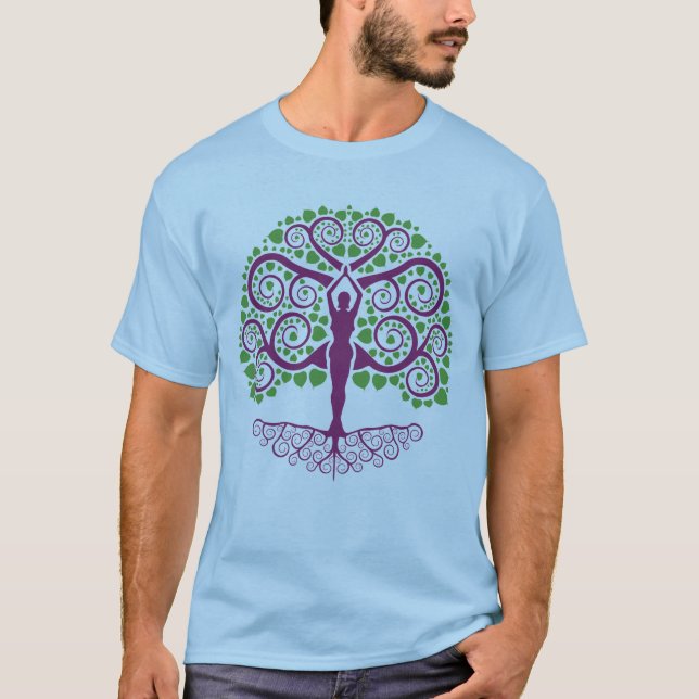 Bodhi Tree Tie Dye T-Shirt (Front)