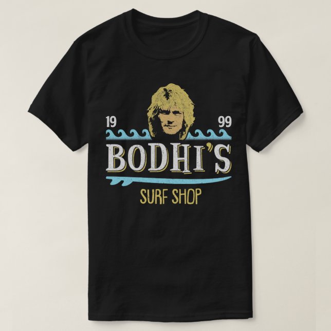 Bodhis Surf Shop T-Shirt (Design Front)